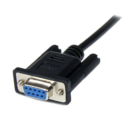 Startech.Com 2m DB9 Male to Female - RS232 Null Modem Cable SCNM9FM2MBK